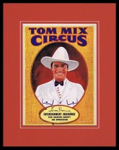 Tom Mix Circus Framed 11x14 Vintage Repro Poster - £27.21 GBP