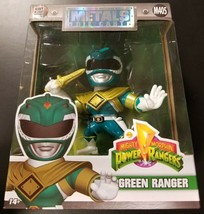 Green Power Ranger Mighty Morphin Metals Die Cast Collectible Figure JAD... - $24.74