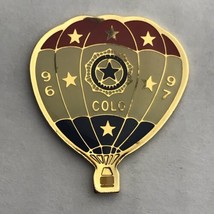 American Legion Hot Air Balloon Hat or Lapel Pin Gold Tone Enamel Vintage - £7.95 GBP