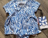 Diane Von Furstenburg x Target Baby Wrap Dress Sea Breeze Size 3-6 Month... - $16.39