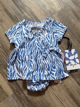 Diane Von Furstenburg x Target Baby Wrap Dress Sea Breeze Size 3-6 Month DFV - £12.89 GBP