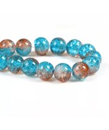 10mm Blue Brown Jewelry Beads - $21.92 CAD