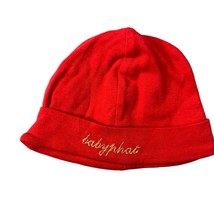 baby phat Baby infant size 6 9 months red beanie cap hat stocking - $7.69