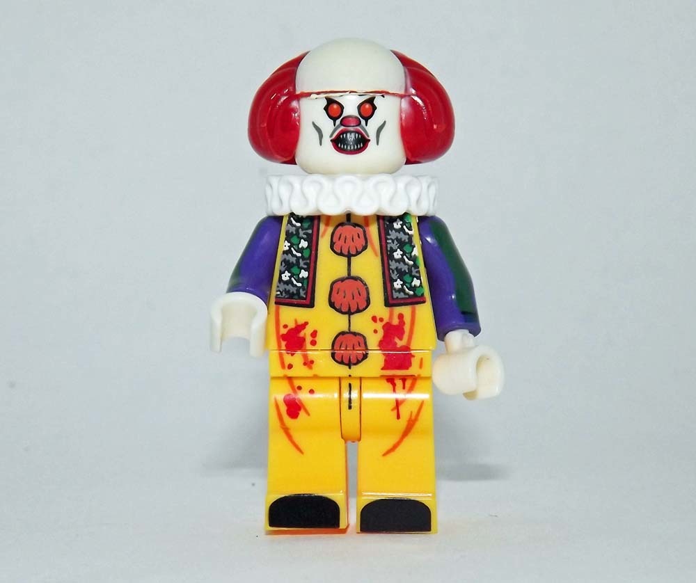 Minifigure Pennywise Clown It 1990 Horror Stephen King Movie Toys US - $8.49