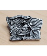 Harley Davidson Vest Pin 1992 Baron “Freedom To Ride” Made In U.S.A. - $8.79