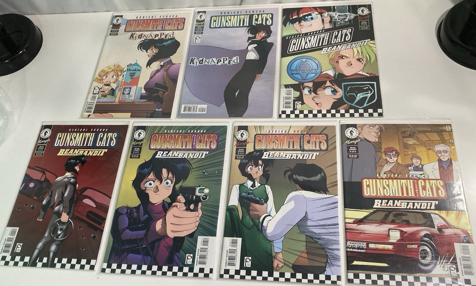 Gunsmith Cats Kidnapped and Bean Bandit Comic Book Series Set Dark Horse... - $29.69