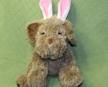 12&quot; RUSSELL STOVER COCO PUPPY BUNNY EARS DOG PLUSH STUFFED ANIMAL EASTER... - $10.80