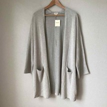 Donni Ribbed Sweater Sandwash Cardigan One Size OS NWT - $32.89