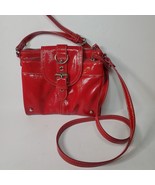 Nine West Crossbody Bag Purse Red Patent Leather Womens Can&#39;t Stop Shopper - £11.57 GBP