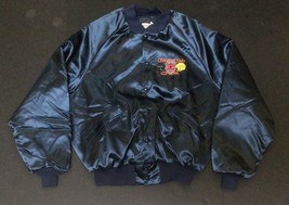 Vtg Satin Bomber Orange County Cop Bowl 1989 XII Football King Louie Pro... - £90.94 GBP