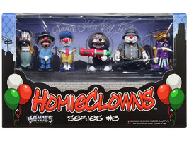 HomieClowns Series 3 2-Inch Figures Set of 6 Pieces Homies - £19.67 GBP