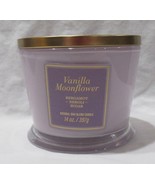 Kirkland&#39;s 14 oz Jar 3-Wick Candle up to 40 hours VANILLA MOONFLOWER neroli - $973.25 MXN