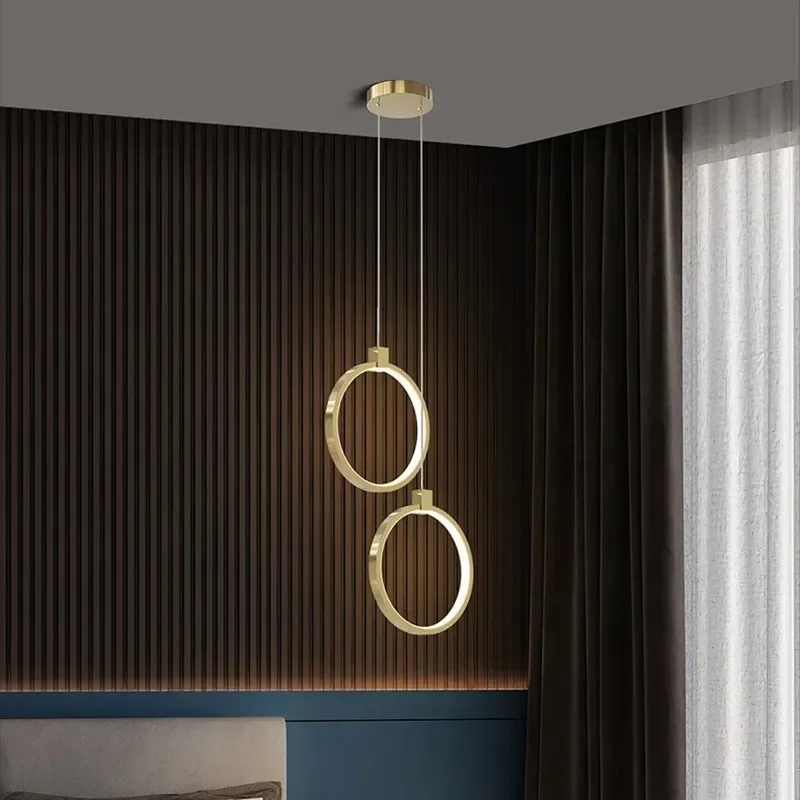 LED Modern Minimalist Pendant Light Chandelier For Bedroom Restaurant Li... - $47.57+