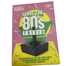 Professor Puzzle I Love The 80’s Trivia Card Game Retro Nostalgia Atari Sealed - $5.90