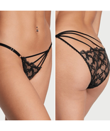 Victoria&#39;s Secret Shimmer Heart Embroidery Adjustable String Bikini Pant... - $371.51 MXN