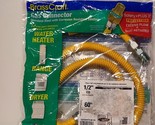 BrassCraft 1/2&quot; OD x 60&quot; Gas Connector w/ Safety+Plus2 Thermal Excess Fl... - $14.84