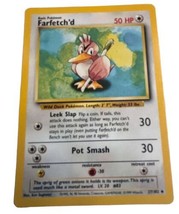 Farfetch&#39;d Pokémon TCG Base Set 27/102 Regular Uncommon Unlimited Vintag... - £2.42 GBP