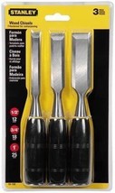 Stanley Hand Tools 16-150 3 Pc Set Short Blade Wood Chisels - $47.99