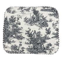 Waverly Garden Room Black &amp; Cream Toile Standard Pillow Sham - $27.71