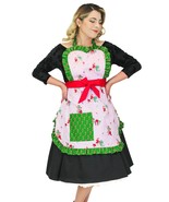 Pretty in Pink Pin Up Christmas Apron - £25.20 GBP