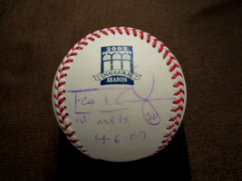 FRANCISCO RODRIQUEZ 1ST METS SAVE SIGNED AUTO 2009 INAUGURAL SEASON BASE... - $98.99