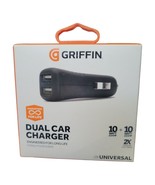 Griffin Universal Dual 2.1A USB Car Charger - Black (Part No: GC39750-2) - $10.47 CAD