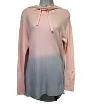 Infinity Sports Women Pink ombré thermal Yoga Loungewear Hooded Tunic - $24.74