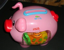 Fisher Price Laugh N Learn Piggy Bank Kids Toy Singing Pig-Complete - £11.19 GBP