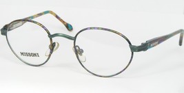 Vintage Missoni Kids M. 386 NN1 Green Multicolor Unique Eyeglasses 45-20-125mm - $57.90