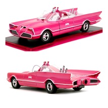 1/24 Diecast Model 1966 Classic Batmobile Pink Batman 1966-1968 - £55.07 GBP