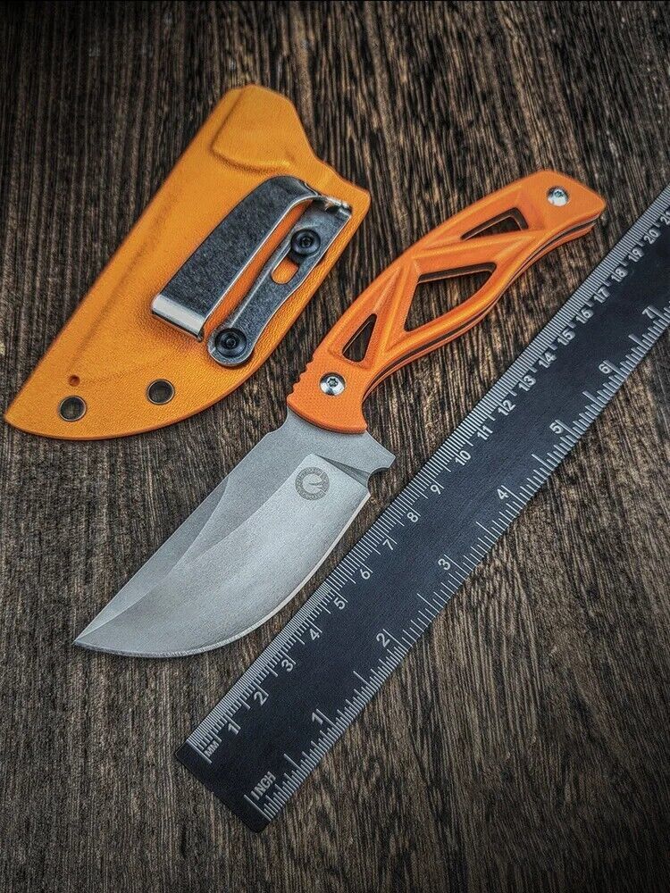 NEW  DC53 Steel Fixed Blade Knife G10 Handle Outdoor Hunting EDC With K-... - $69.30