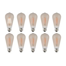 Livex Lighting 960421X60 Filament LED Bulbs, Amber Glass - £532.91 GBP