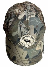 Jackson Hole Wyoming Ouray Sportswear Camo Trucker Cap Hat - $16.71