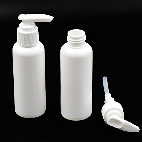 Bluemoona 10 Pcs - Empty Bottle Dispenser Pump 100ml Refillable Jar 4 Hand Soap