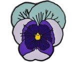 Violet Flower Enamel Pin - £8.01 GBP