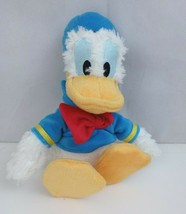 Disney Parks Authentic Original Donald Duck 9&quot; Fuzzy Plush Collectible - £11.41 GBP