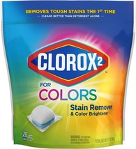 Clorox 2 Laundry Stain Remover and Color Booster Pack, 140 Count, 7 Bags READ - £29.72 GBP