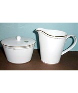 Monique Lhuillier Charms Sugar Bowl &amp; Creamer Set by Royal Doulton NEW N... - €62,12 EUR