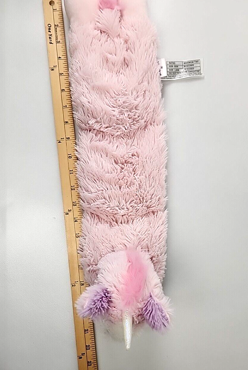 Warmies Pink Unicorn Neck Wrap Plush Heatable Lavender Scented Item image 6