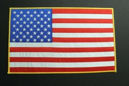 Usa United States Of America Embroidered Jacket Patch 12.5 X 7.6 Inches - £12.54 GBP