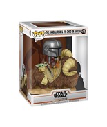 Funko POP Pop! Deluxe: Mandalorian - Mandalorian on Bantha with Child, M... - $40.18