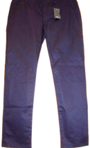 Armani Exchange Navy Men&#39;s Casual Stretch Pants Size 56 EU 40 US - £70.72 GBP
