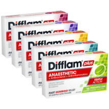 Difflam PLUS Anaesthetic Sore Throat 16 Lozenges - £60.10 GBP+