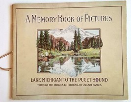 1914 Photo Book Lake Michigan to Puget Sound Railroad Boat Car - £26.20 GBP