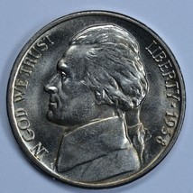 1938 P Jefferson uncirculated nickel BU 5 full steps - $35.00