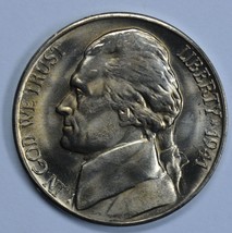 1941 D Jefferson uncirculated nickel BU - $17.00
