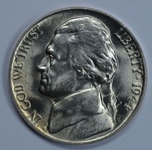 1944 P Jefferson uncirculated silver nickel BU  - £12.53 GBP