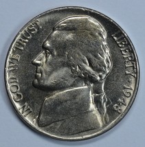 1948 P Jefferson uncirculated nickel BU  - $10.00