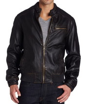 Designer Man genuine Handmade men leather jacket real leather jacket for men #71 - £95.79 GBP