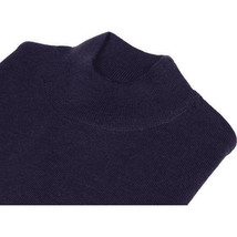 Men PRINCELY Made in Turkey Soft Merinos Wool Sweater Knits Mock 1011-00 Plum image 2